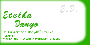 etelka danyo business card